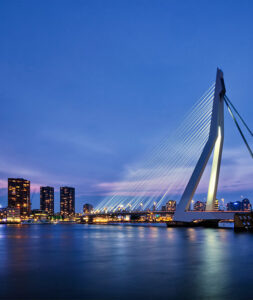 De stad Rotterdam